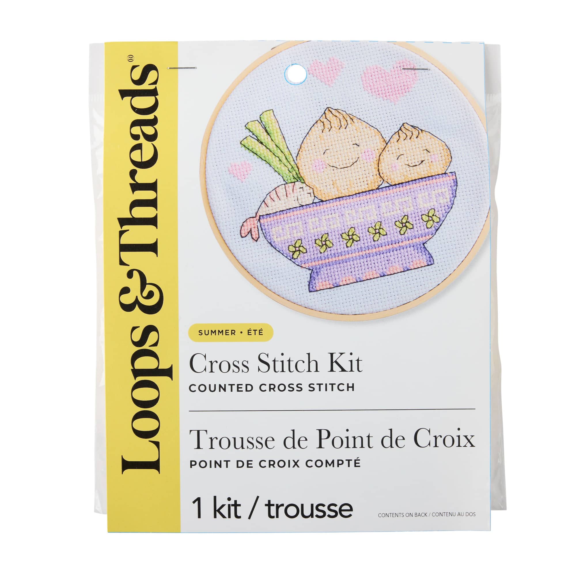 Summer Dumplings Counted Cross Stitch Kit by Loops & Threads®